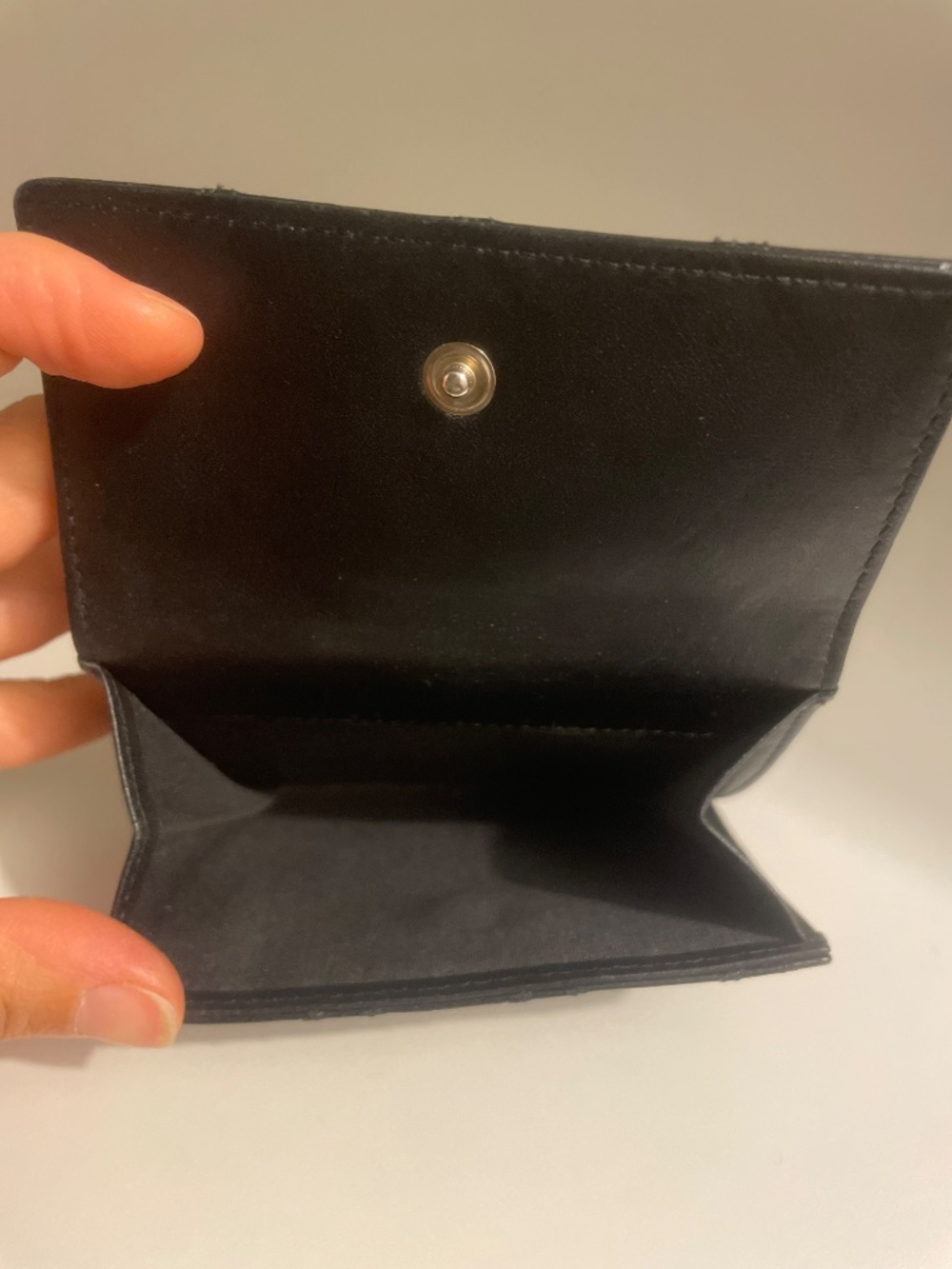 CHANEL Black Lambskin Quilted Wallet - Picture 7 of 12